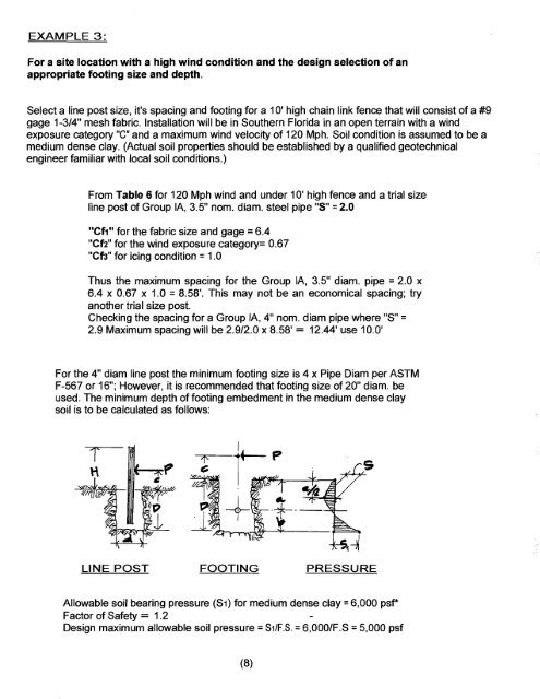 Chain Link Fence Wind Load Guide for the ... - Hoover Fence