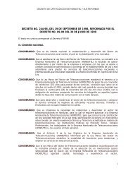 244/98-089/99 - Comisión Nacional de Telecomunicaciones