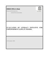 evaluation of literacy initiative for empowerment (life) in nigeria