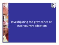 Investigating the grey zones of intercountry adoption - ISS SSI