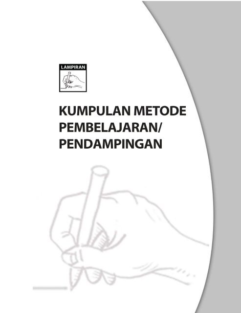 Lampiran. Kumpulan Metode Pembelajaran/Pendampingan