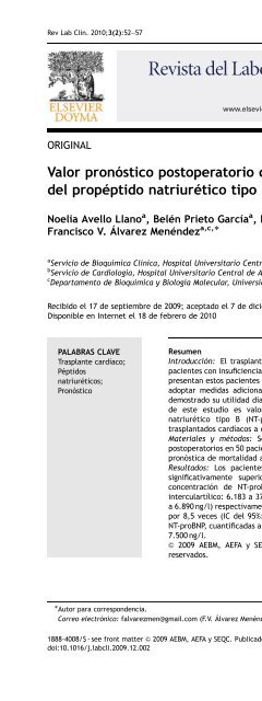 Estudio retrospectivo de 1.193 componentes monoclonales ...