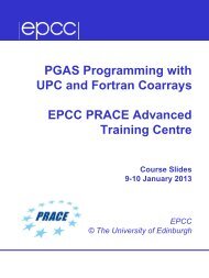 PGAS Programming with UPC and Fortran Coarrays