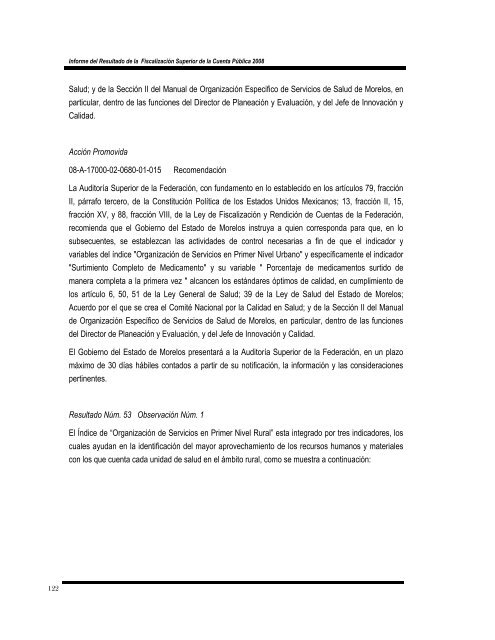 informe del resultado de la fiscalización superior de la cuenta ...