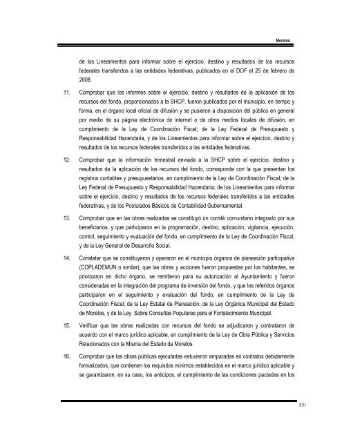 informe del resultado de la fiscalización superior de la cuenta ...