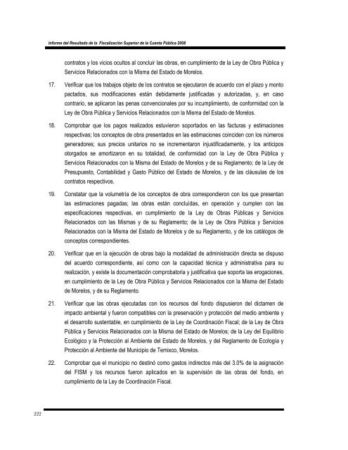 informe del resultado de la fiscalización superior de la cuenta ...