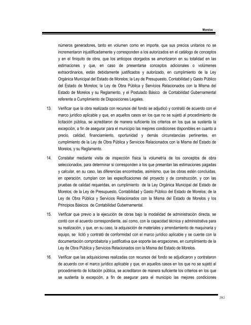 informe del resultado de la fiscalización superior de la cuenta ...