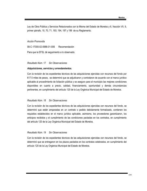 informe del resultado de la fiscalización superior de la cuenta ...