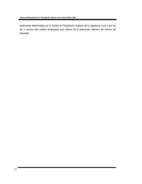 informe del resultado de la fiscalización superior de la cuenta ...