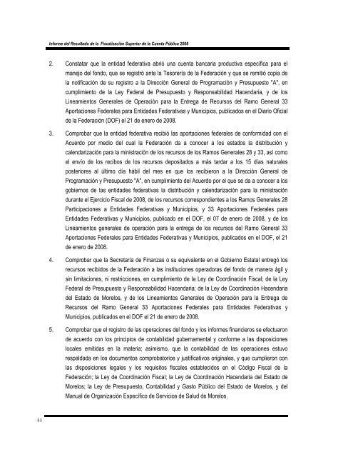 informe del resultado de la fiscalización superior de la cuenta ...