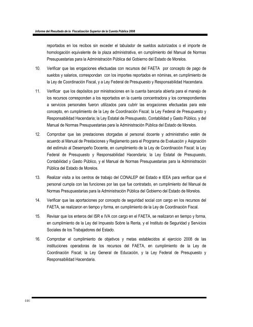 informe del resultado de la fiscalización superior de la cuenta ...