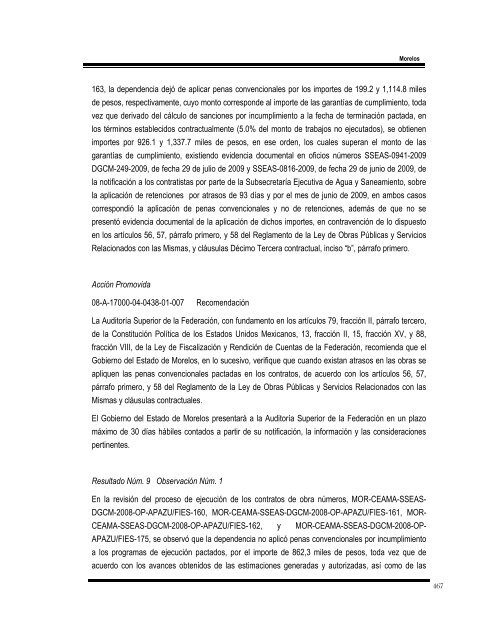 informe del resultado de la fiscalización superior de la cuenta ...