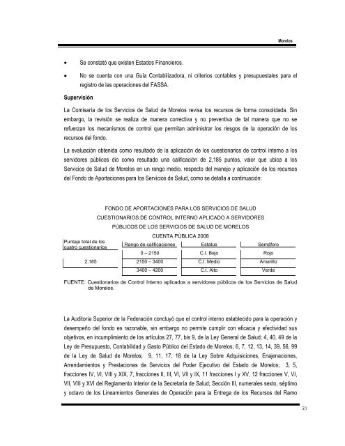 informe del resultado de la fiscalización superior de la cuenta ...