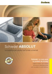 Schiedel ABSOLUT - Schiedel Kaminsysteme