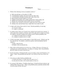 Worksheet 6 - AbbyNet