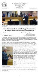 New Procedures for Local Mortgage Foreclosures - Sixth Judicial ...
