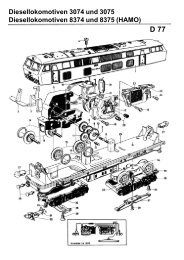 Diesellokomotiven Art. 8375 (Hamo) Dâ77