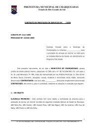 Minuta do Contrato - Charqueadas.rs.gov.br