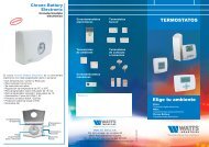 Regulación WATTS  Termostato inalámbrico V22 - LLUMOR: Termostatos