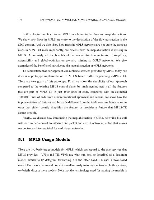 Chapter 5 Introducing SDN Control in MPLS Networks - High ...