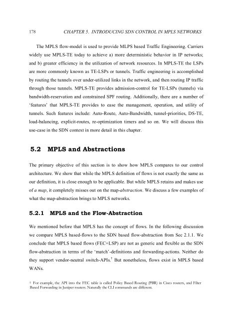 Chapter 5 Introducing SDN Control in MPLS Networks - High ...