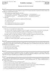 TD 1 : probabilitÃ©s de base