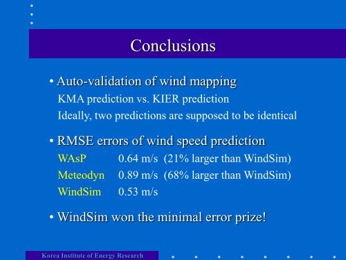 Test of WindSim for the Wind Flow with Recirculation