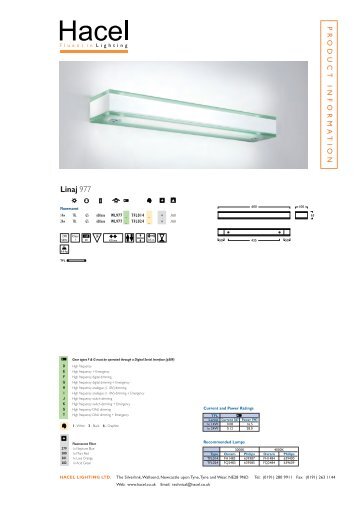 Linaj 977 - Hacel Lighting U. K.