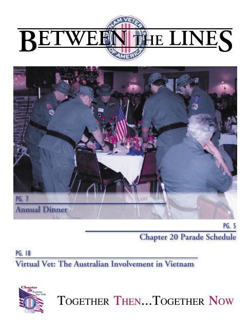 Annual Dinner - Vietnam Veterans of America - Chapter 20