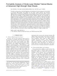 Formability Analysis of Diode-Laser-Welded Tailored Blanks of ...