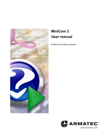 MiniCom 3 User manual - Armatec