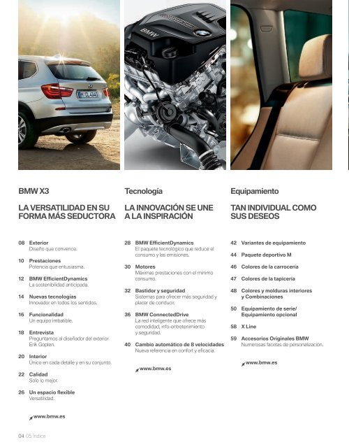 CatÃƒÂ¡logo y caracterÃƒÂ­sticas tÃƒÂ©cnicas (PDF) - BMW