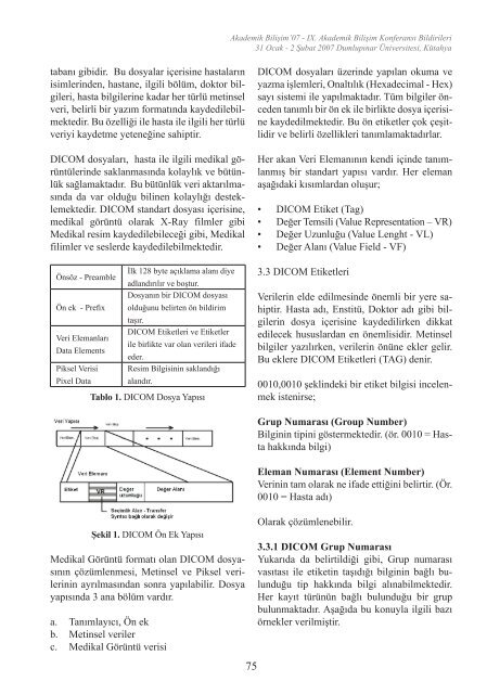 07 31 Ocak - 2 Åubat 2007 KÃ¼tahya - Akademik BiliÅim KonferanslarÄ±