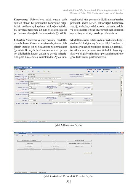 07 31 Ocak - 2 Åubat 2007 KÃ¼tahya - Akademik BiliÅim KonferanslarÄ±