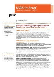 IFRS in brief - PwC