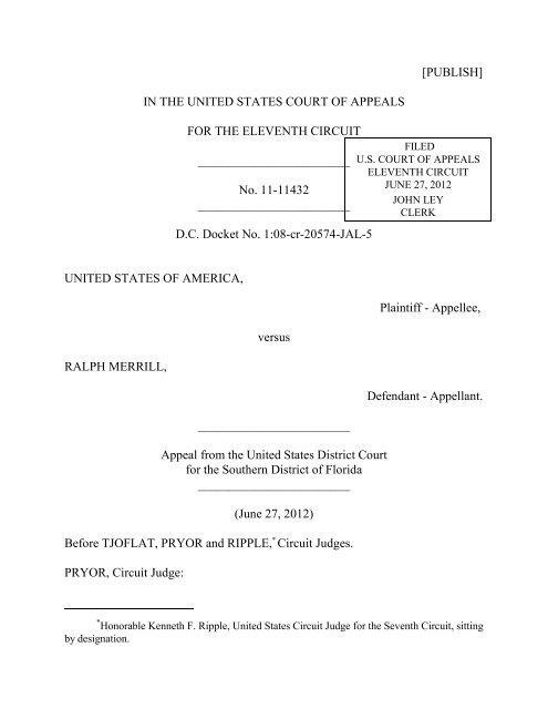 United States v. Merrill - Federal Evidence Review