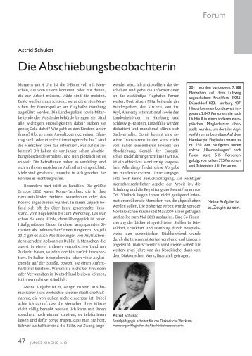 Texte zum Thema Asyl [PDF] - Junge Kirche