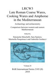 LRCW3 Late Roman Coarse Wares, Cooking ... - Historia Antigua