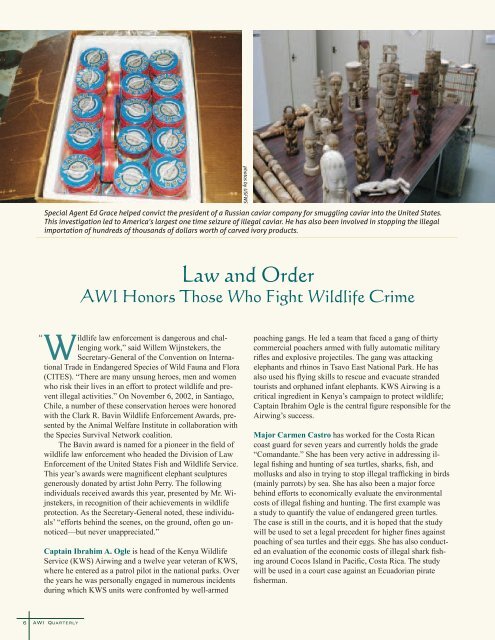 Quarterly - Animal Welfare Institute