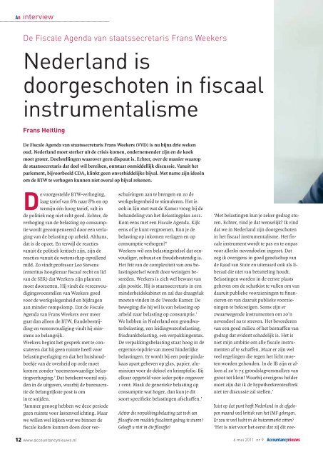 Accountancynieuws 6 mei 2011