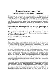 Laboratorio de Minerales y Oligoelementos - Instituto de NutriciÃ³n e ...