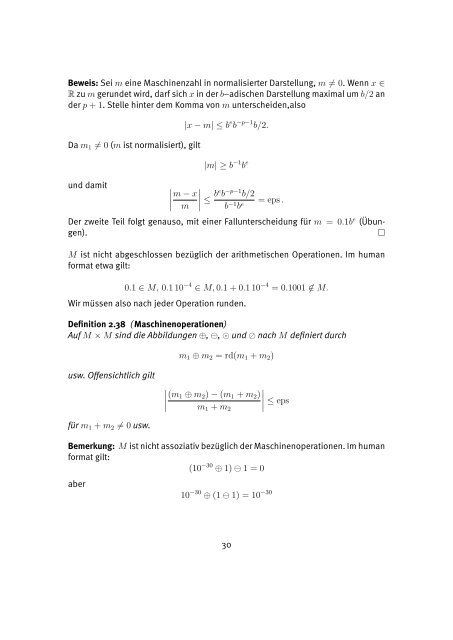 Skriptum zur Vorlesung