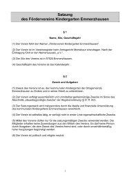 Satzung des FÃ¶rdervereins (pdf-Datei) - Emmerzhausen