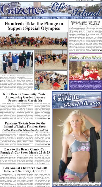 B Section - The Island Gazette