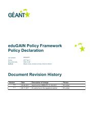 eduGAIN Declaration