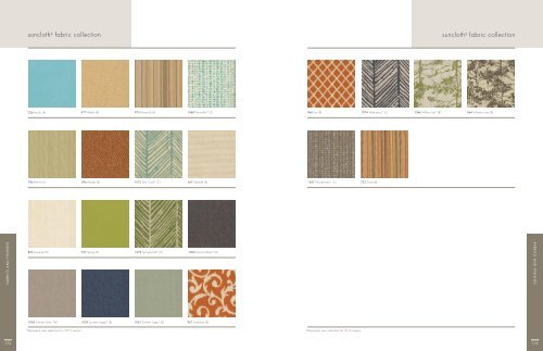 Fabrics and Finishes - Brown Jordan