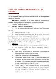 The Oil Field Act, 1948 - Ministry of Petroleum and Natural Gas