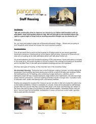 Staff Housing - Student Agency