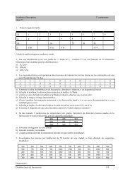 EstadÃ­stica Descriptiva 1Âº cuatrimestre Hoja nÂº 1 Distribuciones de ...