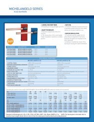 MICHELANGELO product sheet - BFT